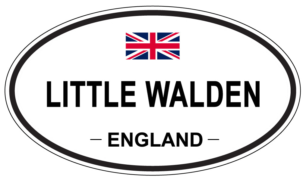 LITTLE WALDEN, England - Oval Magnet