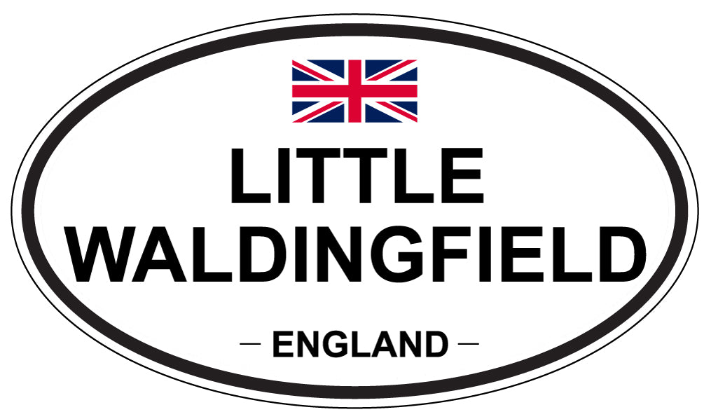 LITTLE WALDINGFIELD, England - Oval Magnet