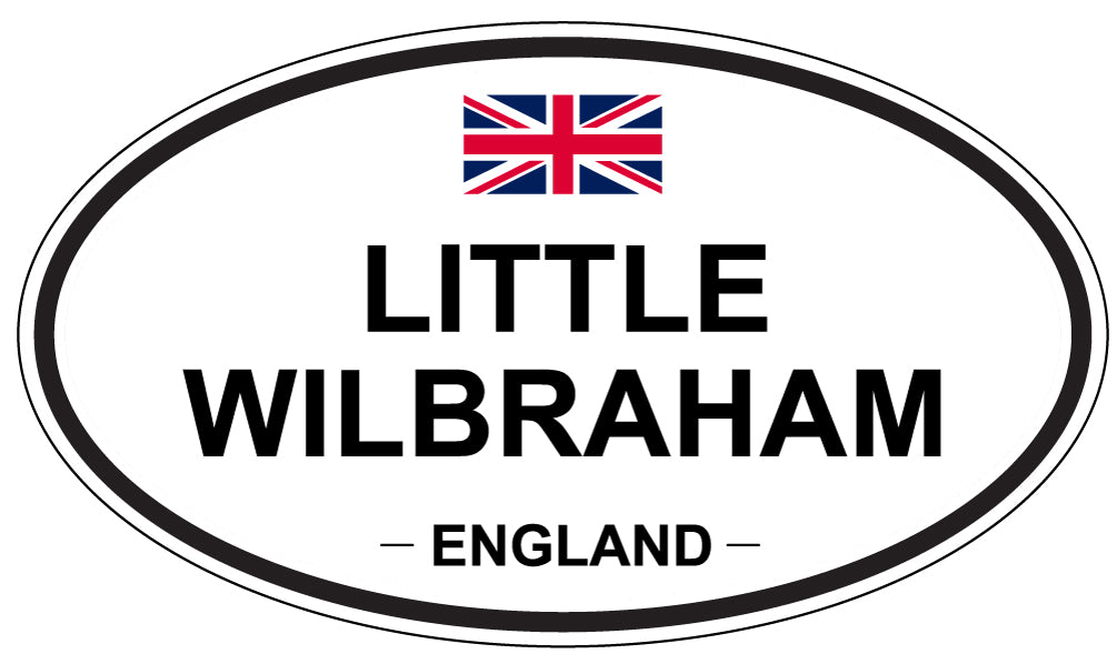 LITTLE WILBRAHAM, ENGLAND - Oval Sticker