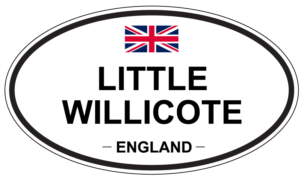 LITTLE WILLICOTE, England - Oval Magnet