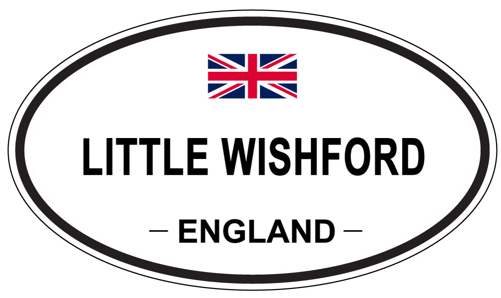 LITTLE WISHFORD, ENGLAND - Oval Sticker