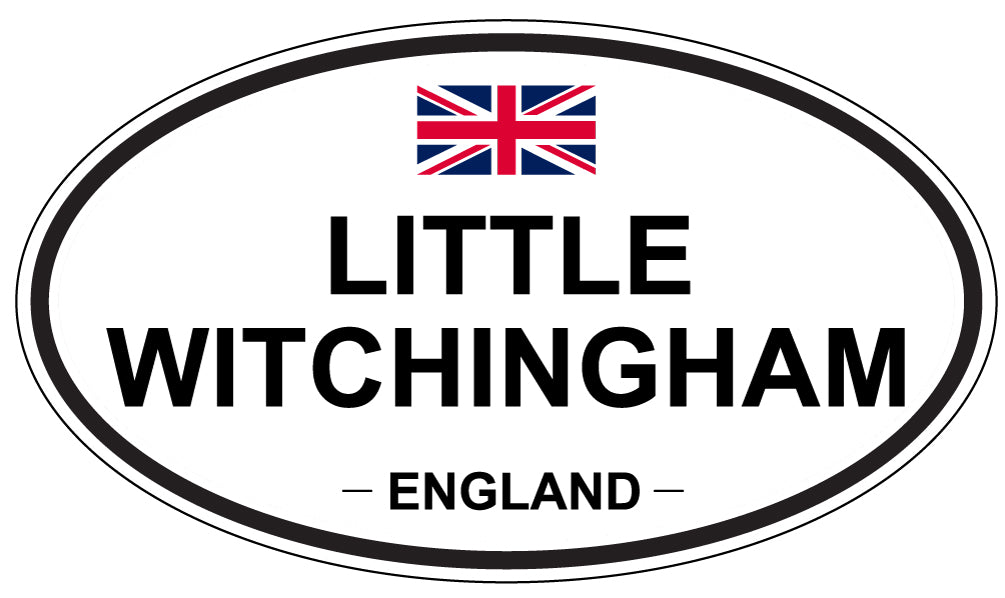 LITTLE WITCHINGHAM, England - Oval Magnet