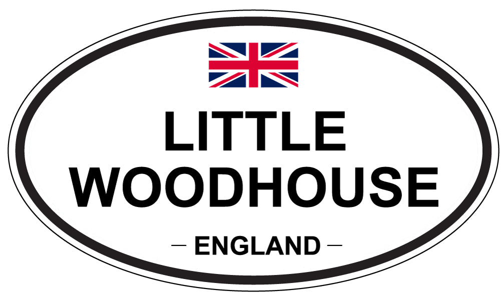 LITTLE WOODHOUSE, England - Oval Magnet