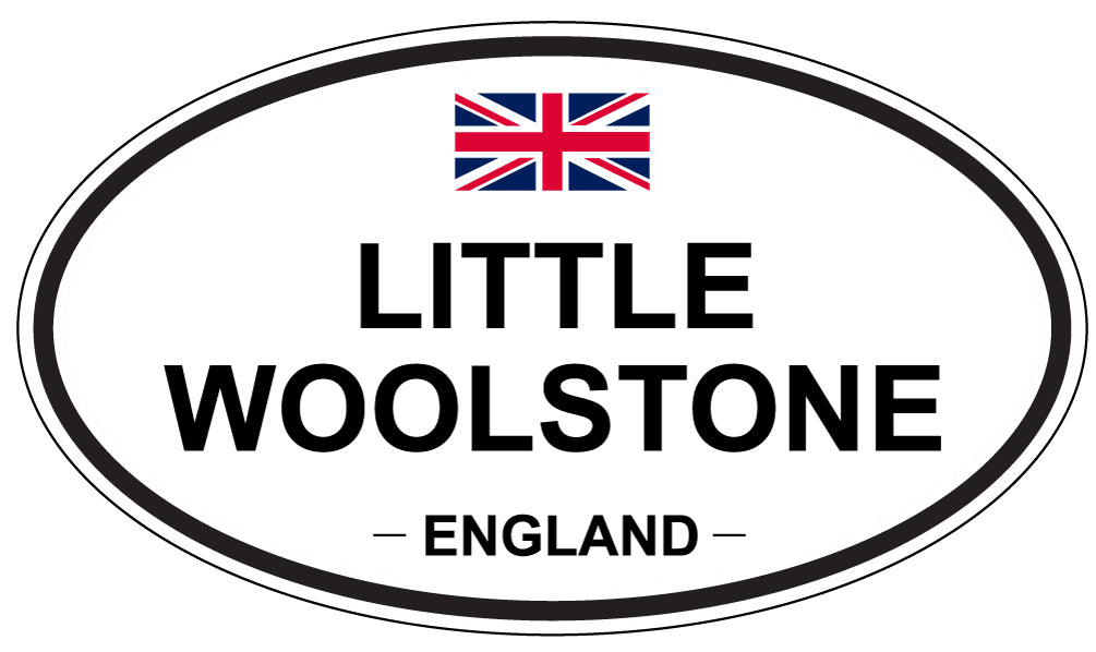 LITTLE WOOLSTONE, England - Oval Magnet