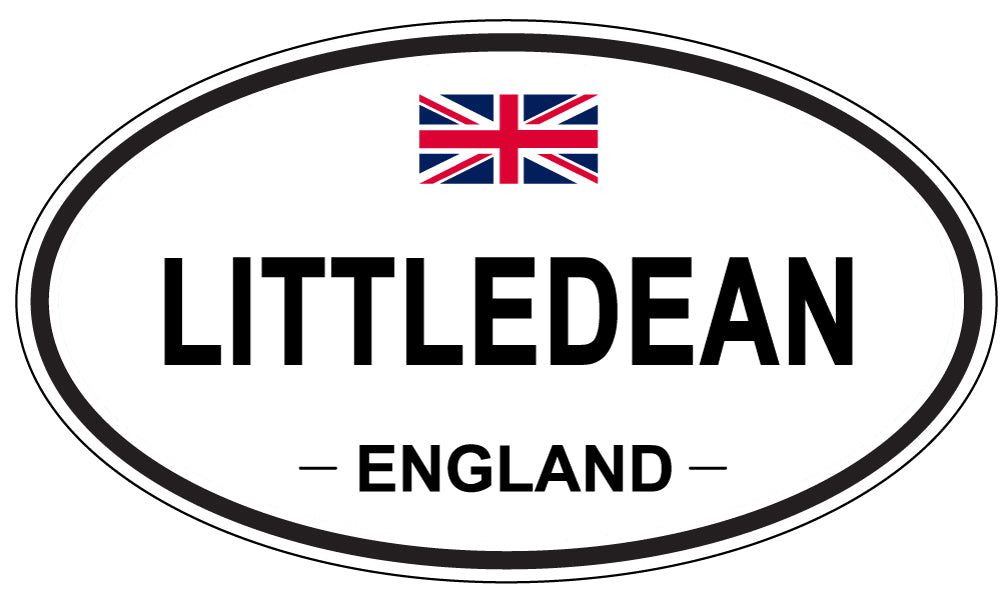 LITTLEDEAN, ENGLAND - Oval Sticker