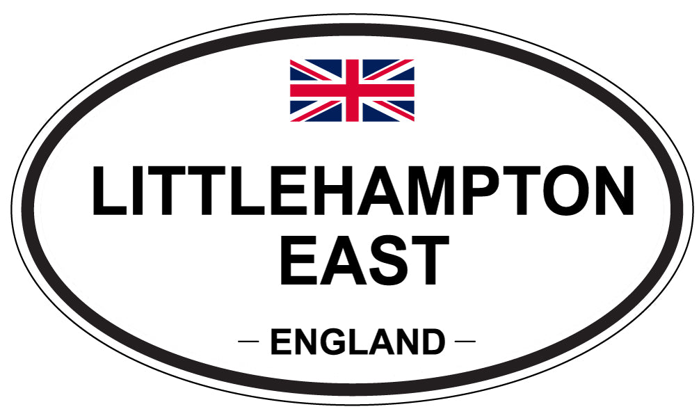 LITTLEHAMPTON EAST, England - Oval Magnet