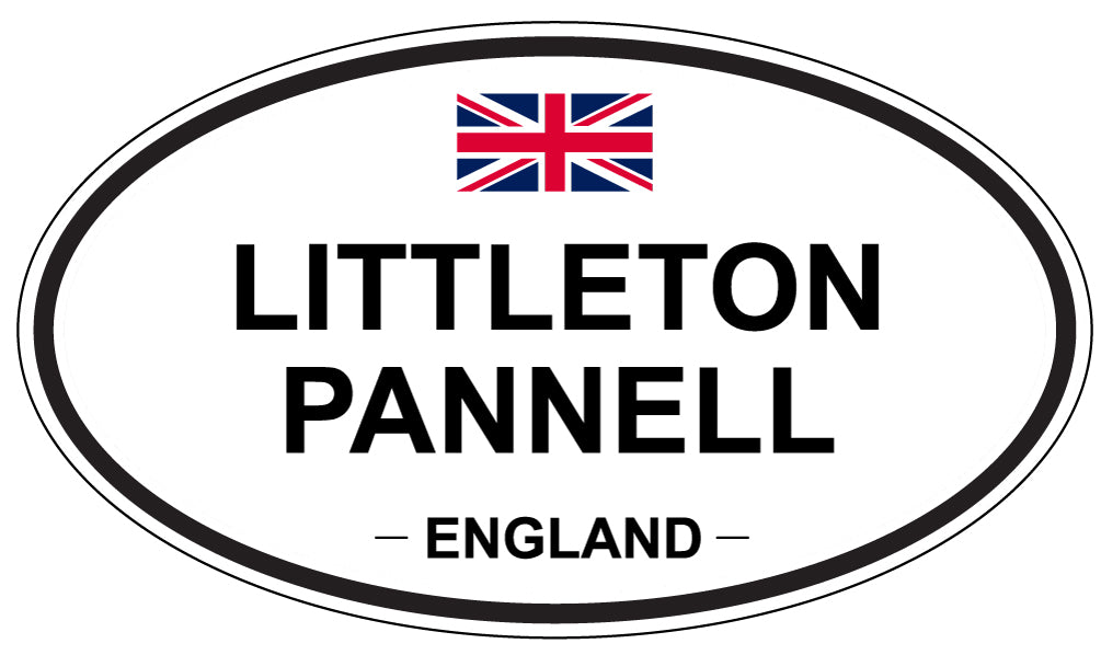 LITTLETON PANNELL, ENGLAND - Oval Sticker