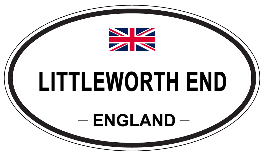 LITTLEWORTH END, ENGLAND - Oval Sticker