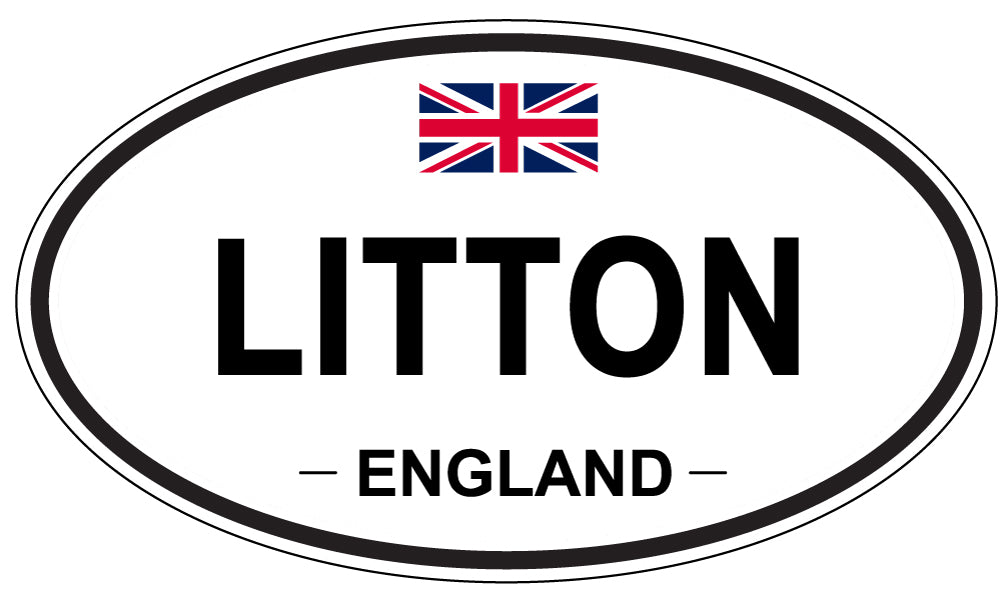 LITTON, England - Oval Magnet