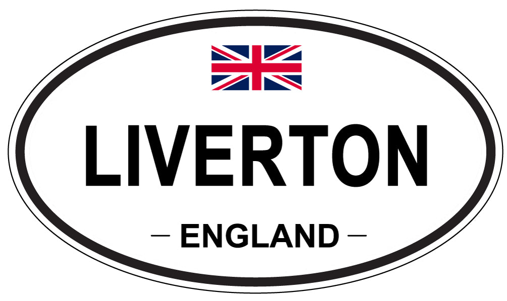 LIVERTON, England - Oval Magnet