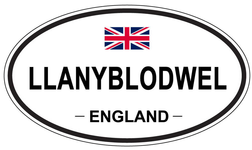 LLANYBLODWEL, England - Oval Magnet