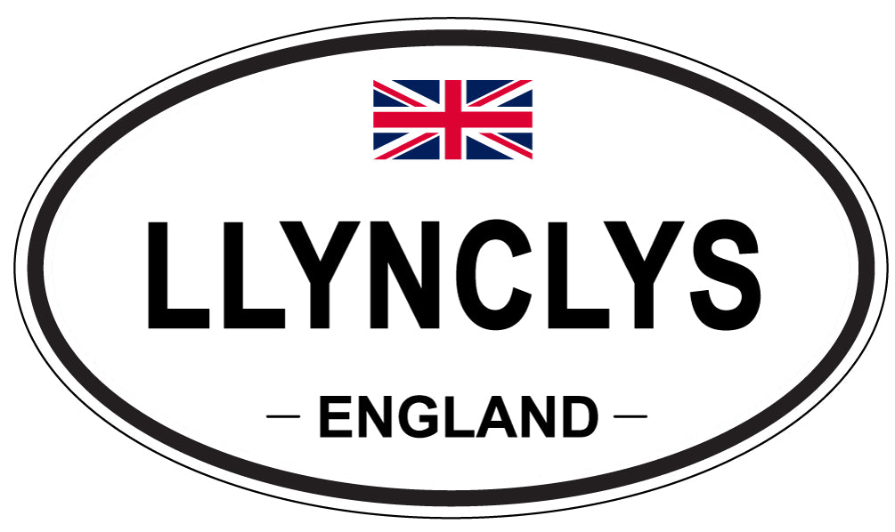 LLYNCLYS, ENGLAND - Oval Sticker