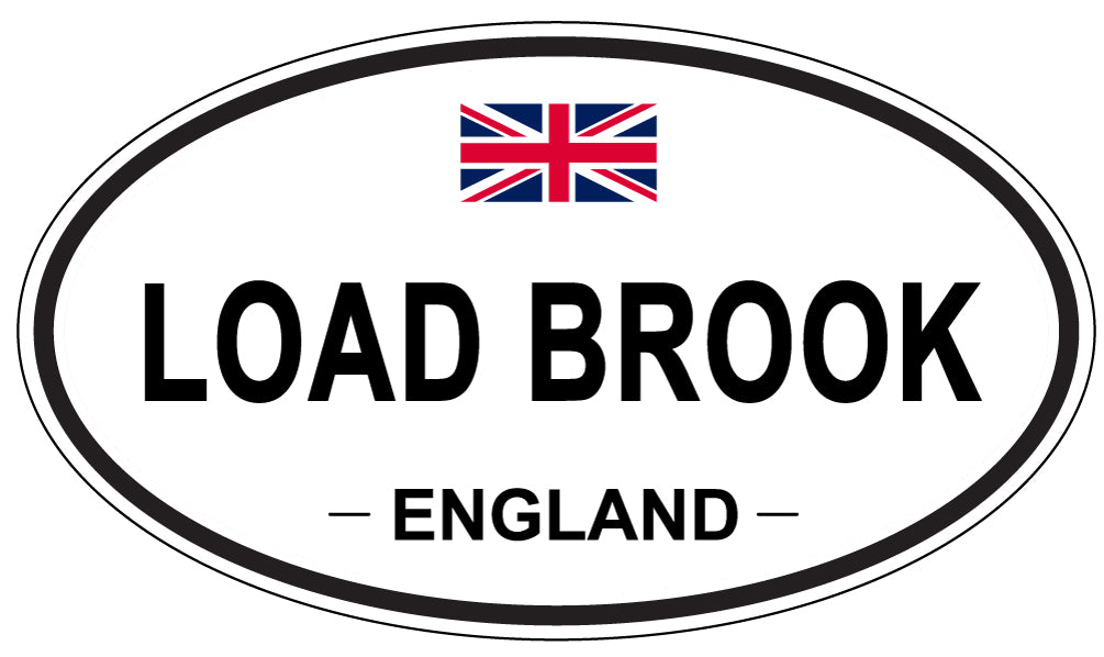 LOAD BROOK, England - Oval Magnet
