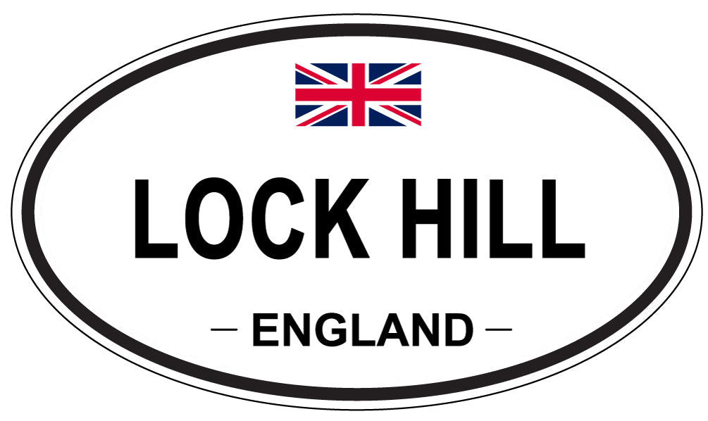 LOCK HILL, England - Oval Magnet
