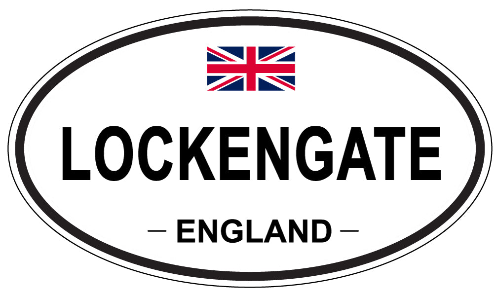 LOCKENGATE, England - Oval Magnet