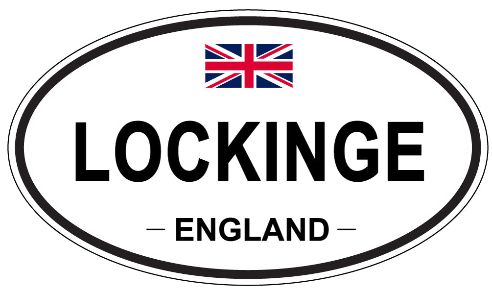 LOCKINGE, ENGLAND - Oval Sticker