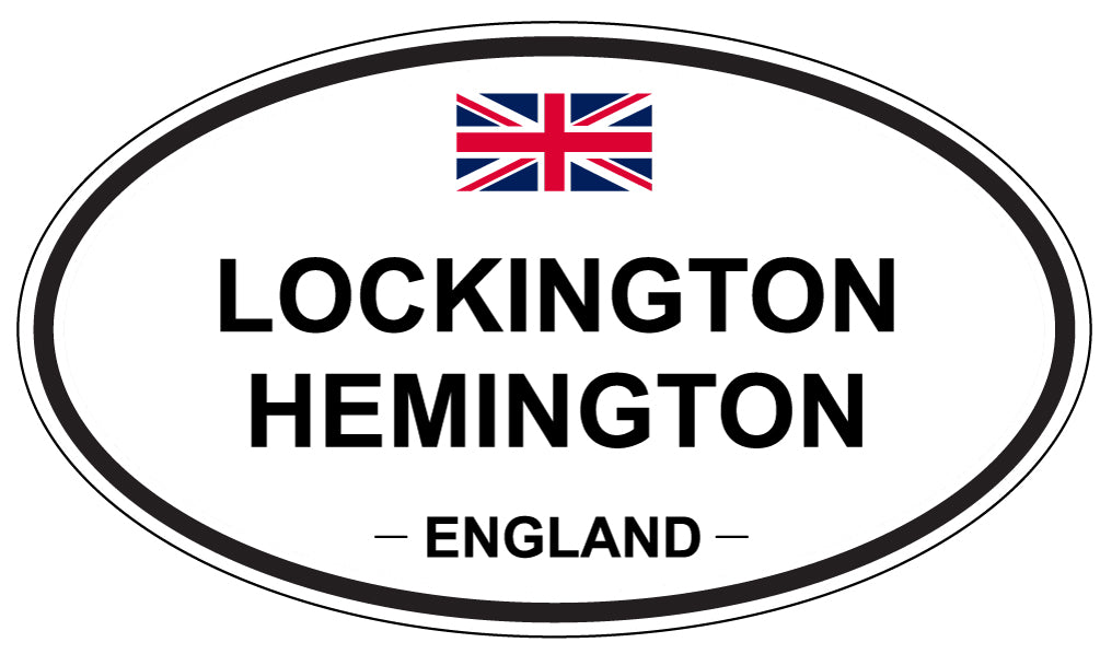 LOCKINGTON HEMINGTON, England - Oval Magnet