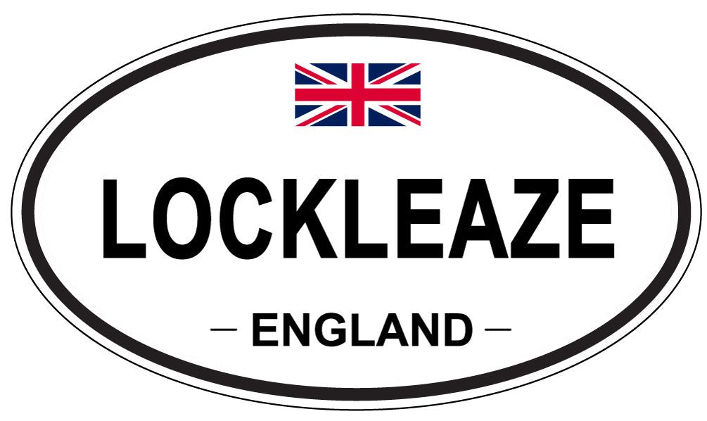 LOCKLEAZE, ENGLAND - Oval Sticker