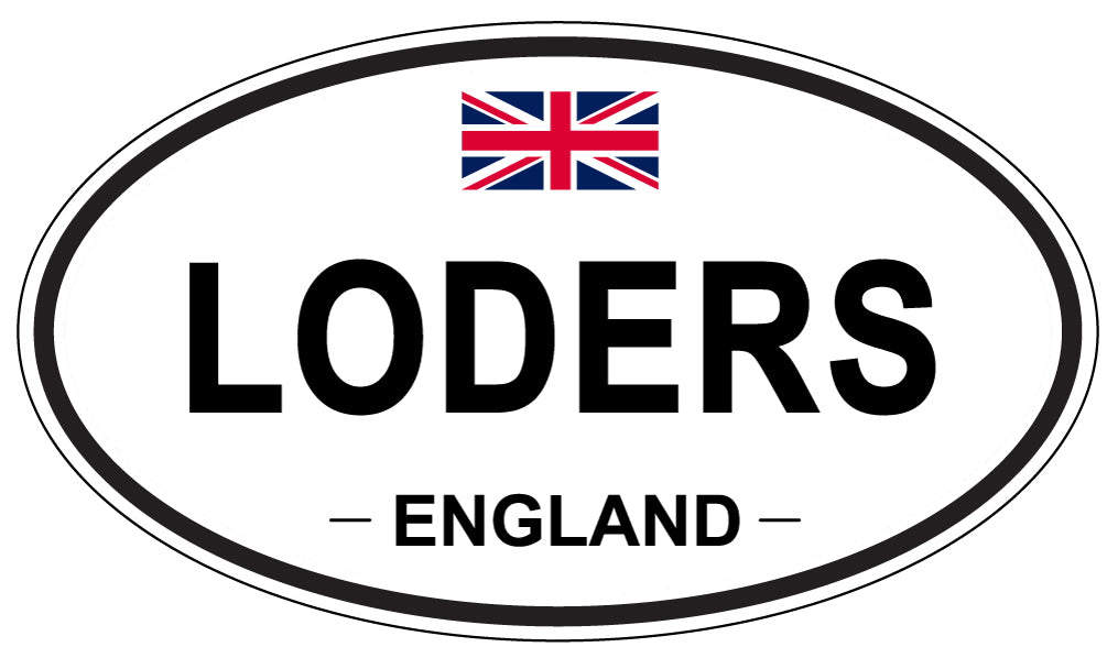 LODERS, England - Oval Magnet