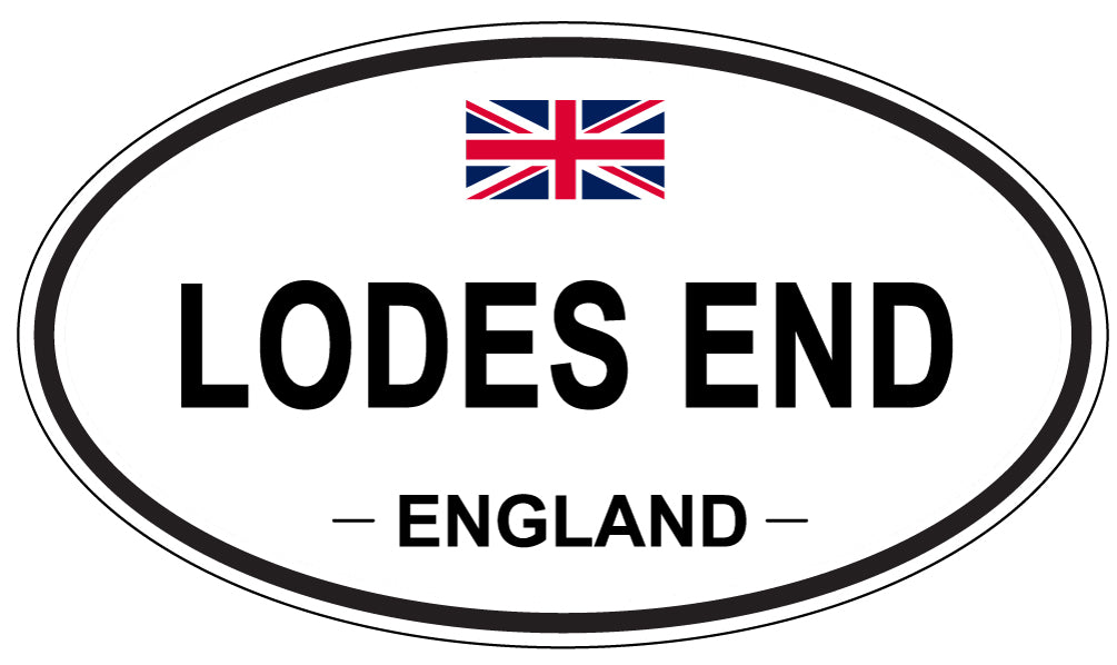 LODES END, England - Oval Magnet