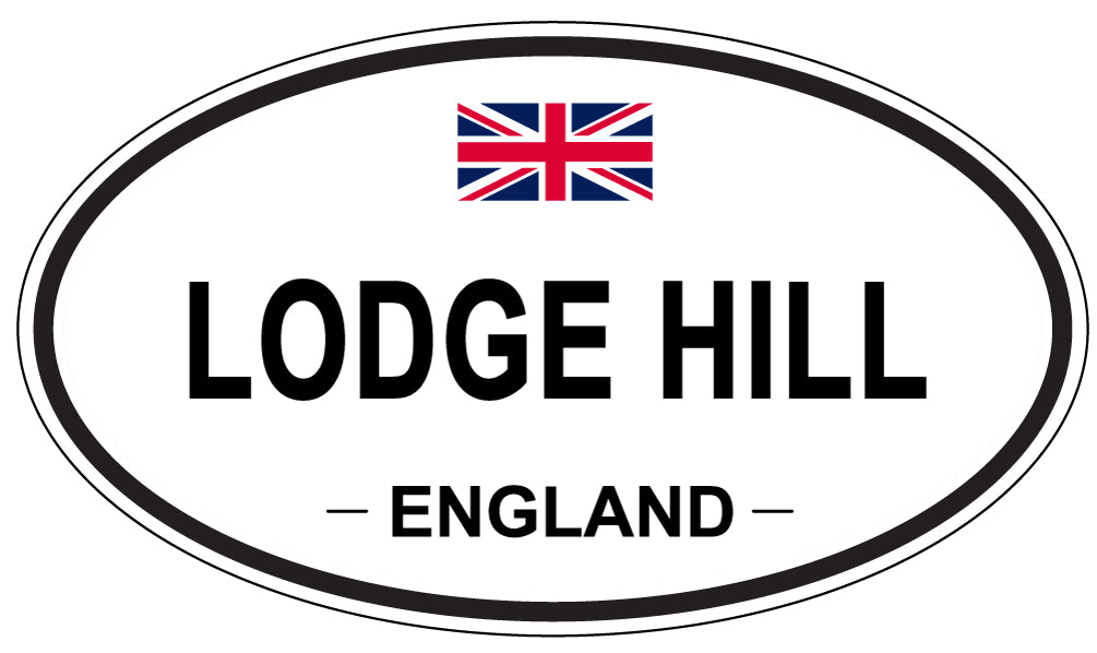 LODGE HILL, England - Oval Magnet