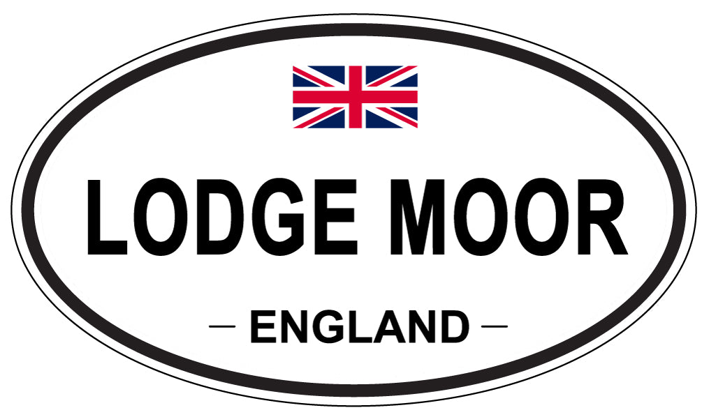 LODGE MOOR, England - Oval Magnet