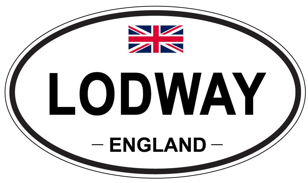 LODWAY, England - Oval Magnet