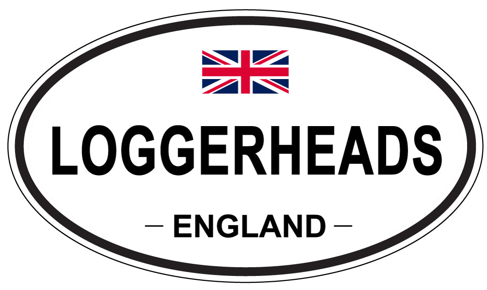 LOGGERHEADS, England - Oval Magnet