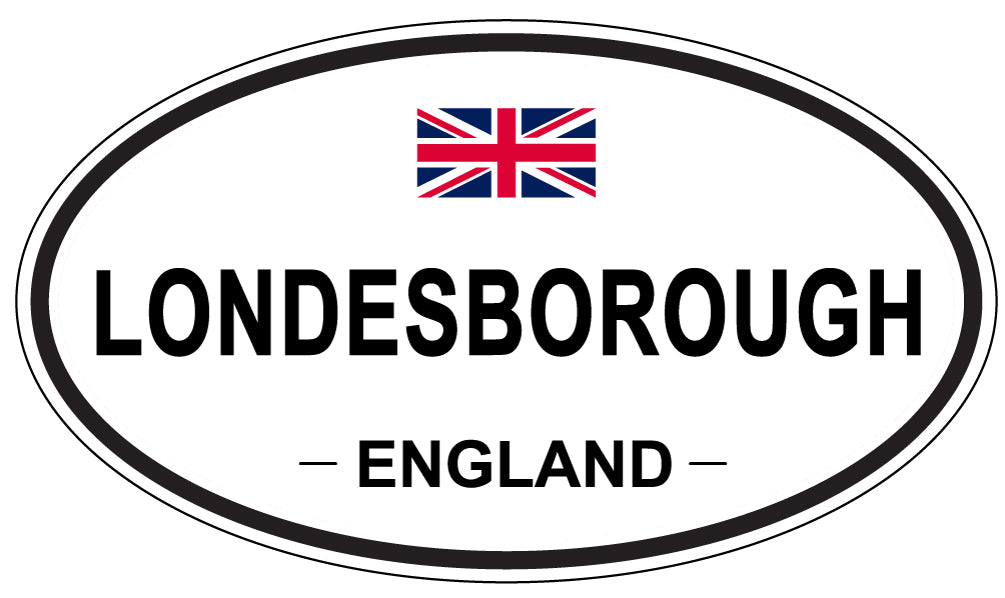 LONDESBOROUGH, England - Oval Magnet
