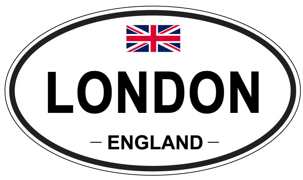 LONDON, England - Oval Magnet