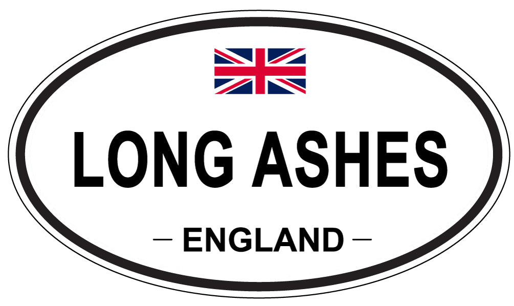 LONG ASHES, ENGLAND - Oval Sticker