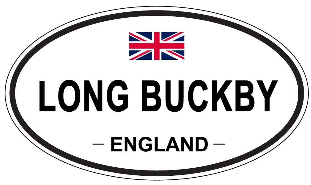 LONG BUCKBY, England - Oval Magnet