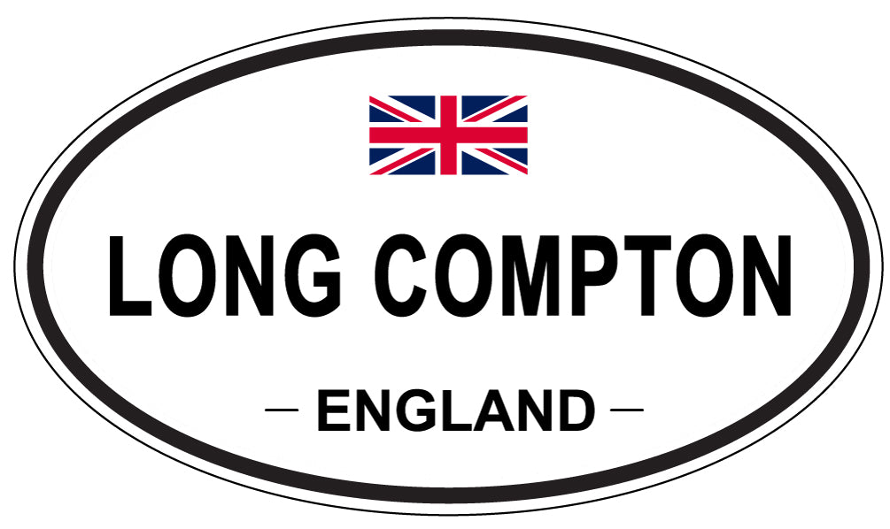 LONG COMPTON, England - Oval Magnet