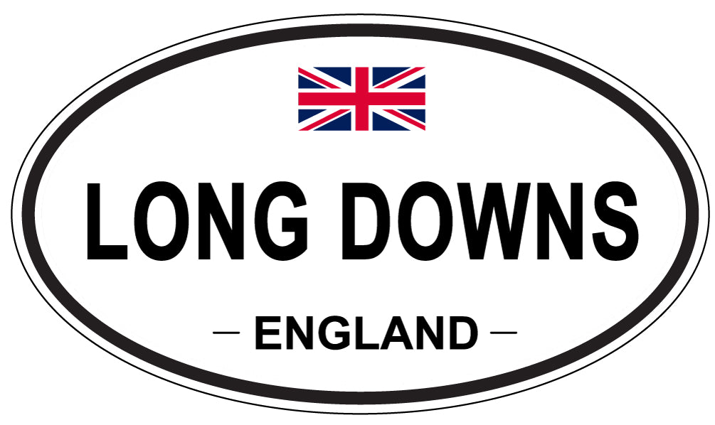 LONG DOWNS, England - Oval Magnet