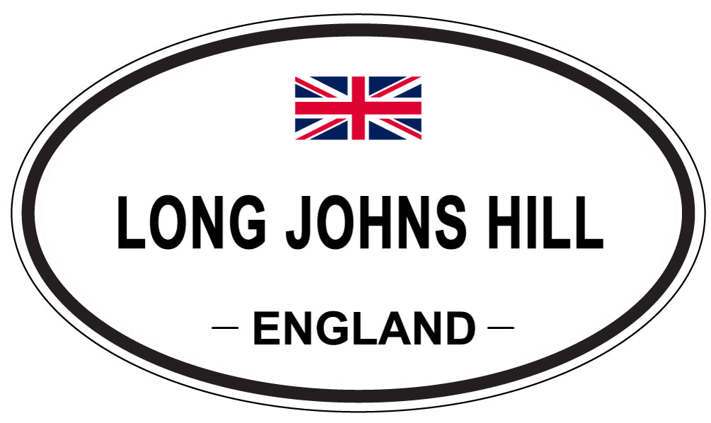LONG JOHNS HILL, England - Oval Magnet