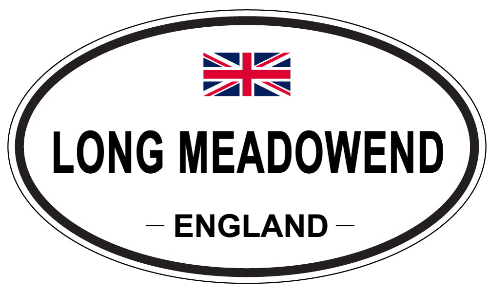 LONG MEADOWEND, England - Oval Magnet