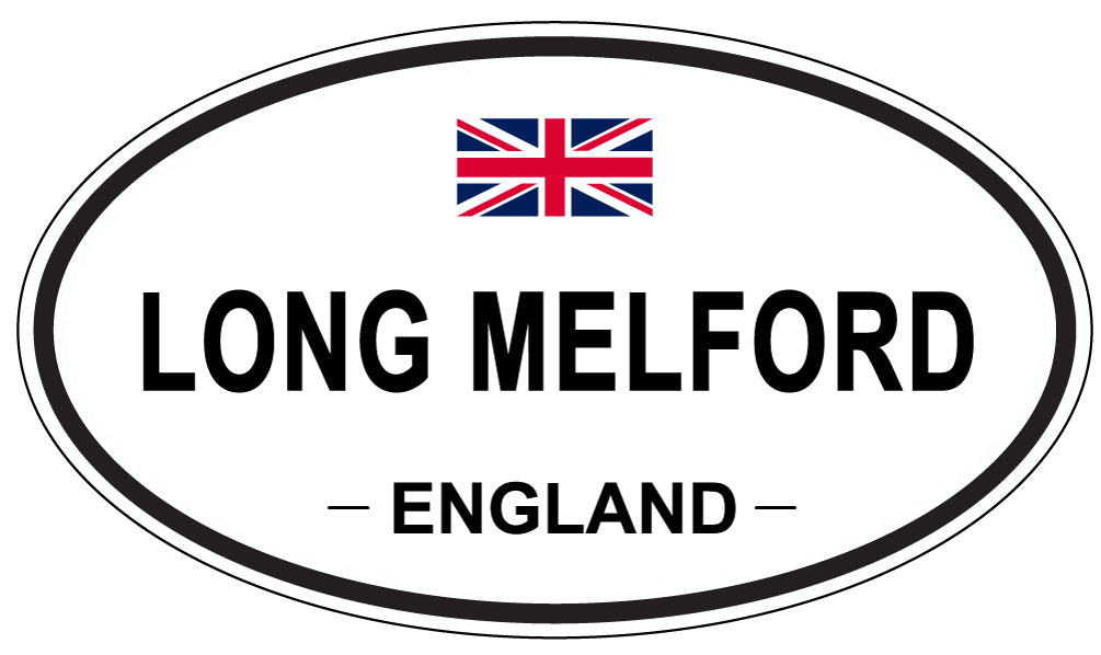 LONG MELFORD, England - Oval Magnet