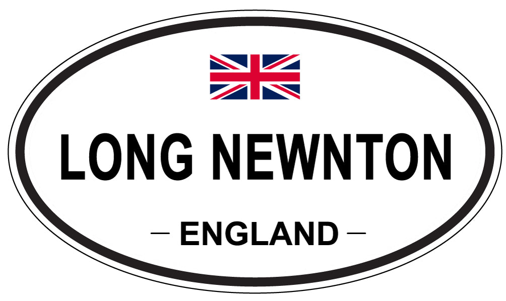 LONG NEWNTON, England - Oval Magnet