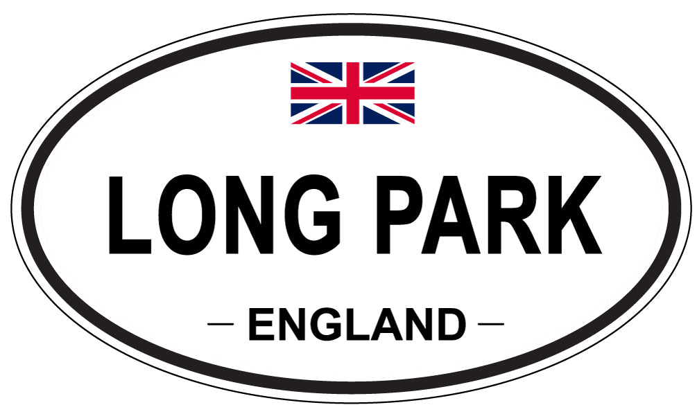 LONG PARK, England - Oval Magnet