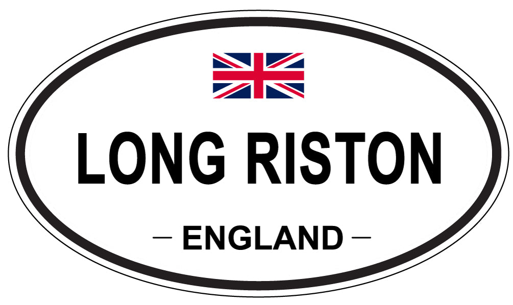LONG RISTON, England - Oval Magnet