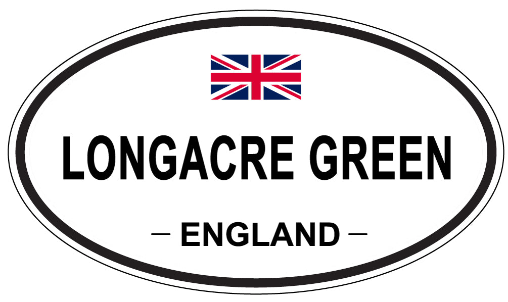 LONGACRE GREEN, England - Oval Magnet