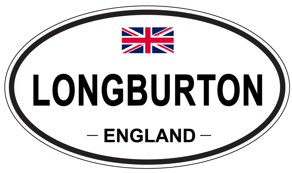 LONGBURTON, England - Oval Magnet