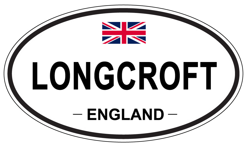 LONGCROFT, England - Oval Magnet