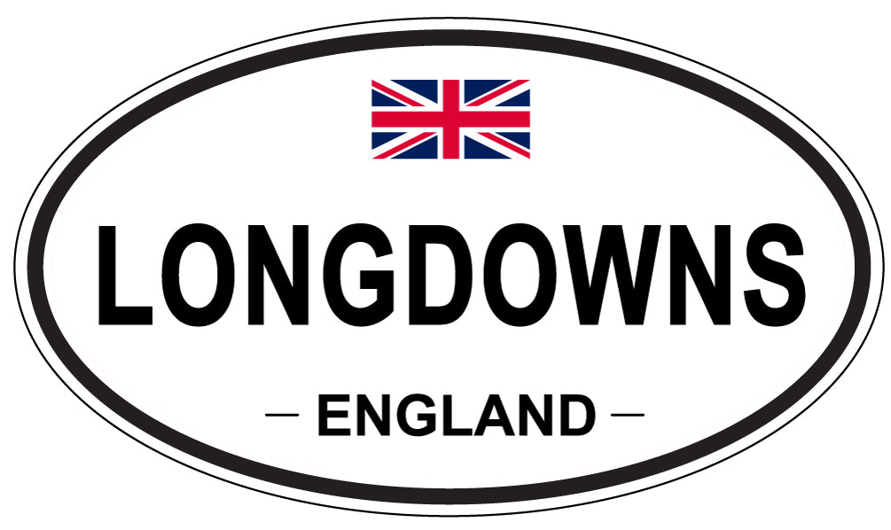 LONGDOWNS, England - Oval Magnet