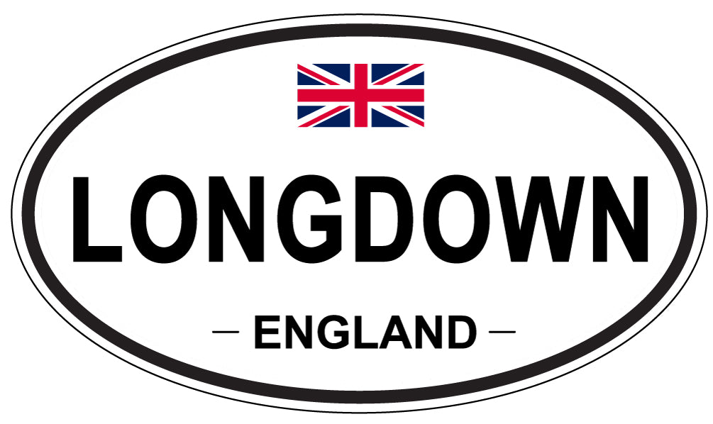 LONGDOWN, England - Oval Magnet