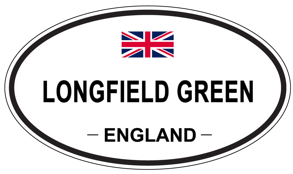 LONGFIELD GREEN, England - Oval Magnet
