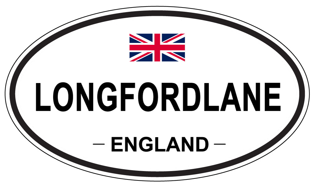 LONGFORDLANE, England - Oval Magnet