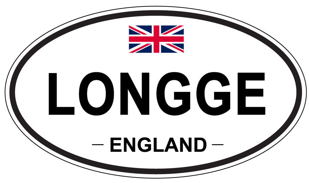 LONGGE, England - Oval Magnet