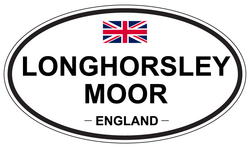 LONGHORSLEY MOOR, England - Oval Magnet