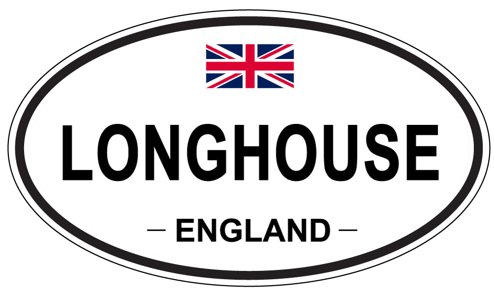 LONGHOUSE, England - Oval Magnet